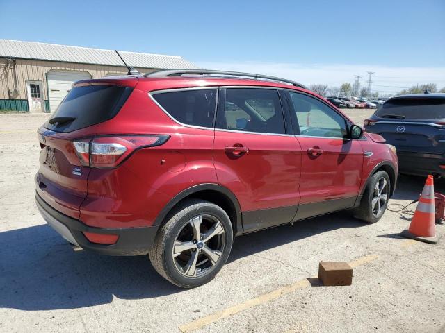 1FMCU0HD3JUA55234 - 2018 FORD ESCAPE SEL RED photo 3