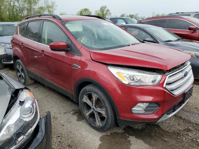 1FMCU0HD3JUA55234 - 2018 FORD ESCAPE SEL RED photo 4