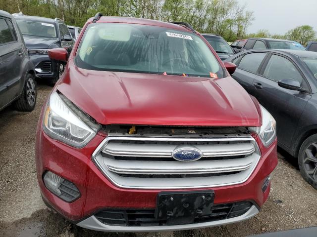 1FMCU0HD3JUA55234 - 2018 FORD ESCAPE SEL RED photo 5