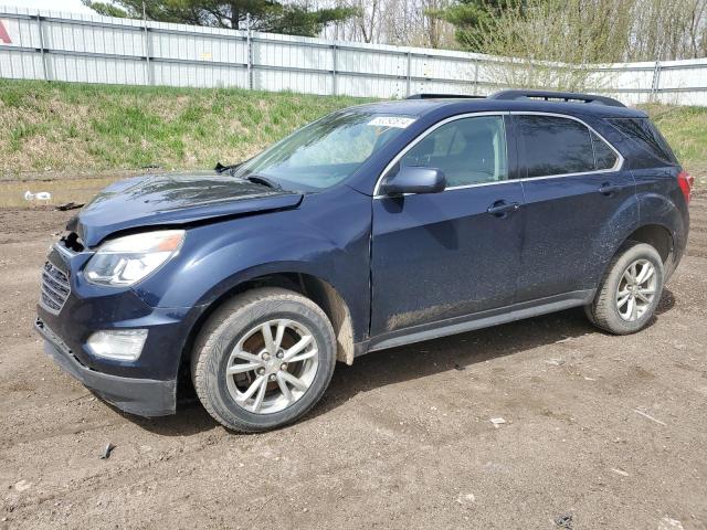 2GNALCEK8G6227646 - 2016 CHEVROLET EQUINOX LT BLUE photo 1