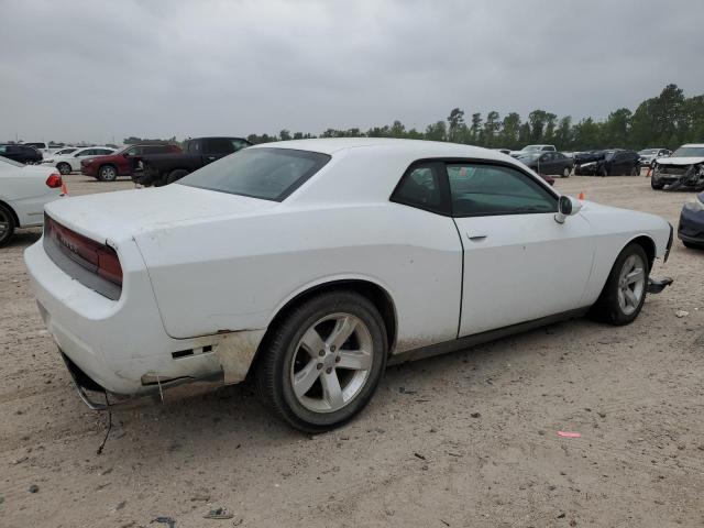 2C3CDYAG8CH105322 - 2012 DODGE CHALLENGER SXT WHITE photo 3