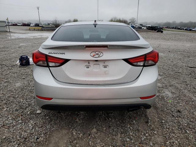 KMHDH4AH3GU523291 - 2016 HYUNDAI ELANTRA SE SILVER photo 6