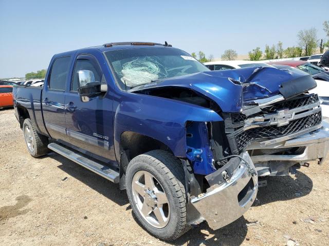 1GC1KYC81EF185503 - 2014 CHEVROLET SILVERADO K2500 HEAVY DUTY LTZ BLUE photo 1