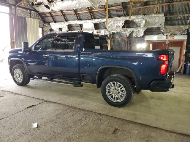 1GC4YREYXNF121457 - 2022 CHEVROLET SILVERADO K2500 HIGH COUNTRY BLUE photo 2