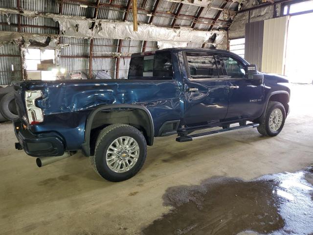 1GC4YREYXNF121457 - 2022 CHEVROLET SILVERADO K2500 HIGH COUNTRY BLUE photo 3