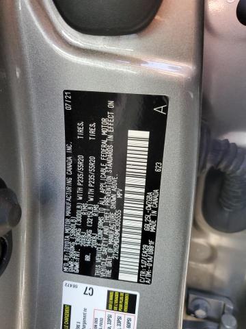 2T2HZMDA9MC305555 - 2021 LEXUS RX 350 SILVER photo 12