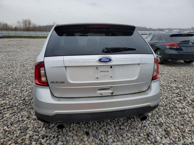 2FMDK3GC6BBB28494 - 2011 FORD EDGE SE SILVER photo 6