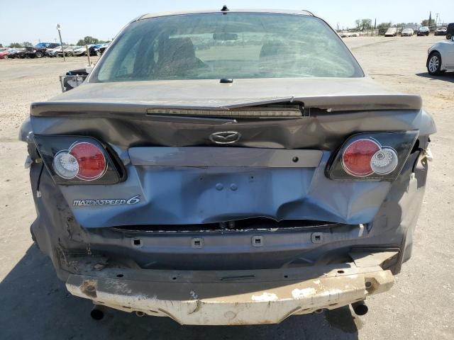 JM1GG12L371108706 - 2007 MAZDA SPEED 6 GRAY photo 6