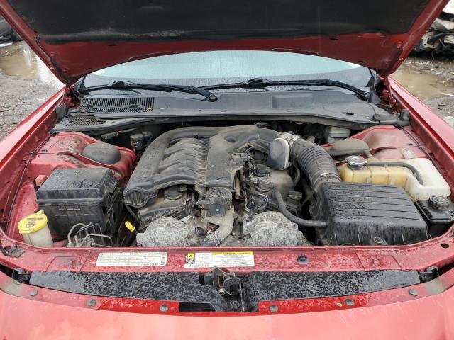 2B3CA3CV3AH276559 - 2010 DODGE CHARGER SXT RED photo 11