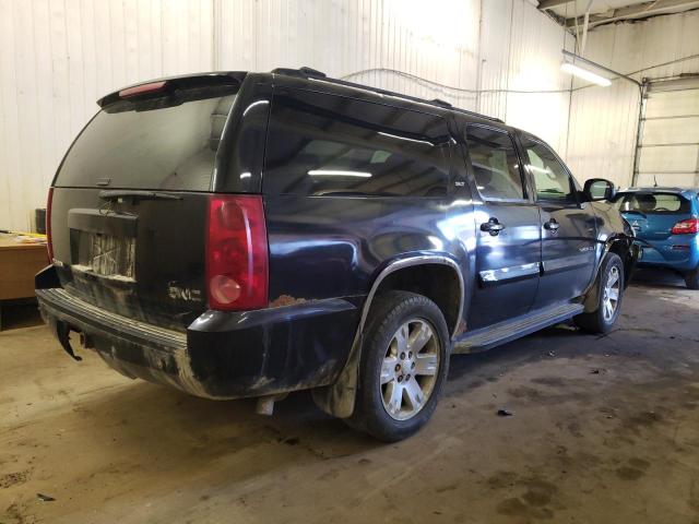 1GKFK16397J267061 - 2007 GMC YUKON XL K1500 BLACK photo 3