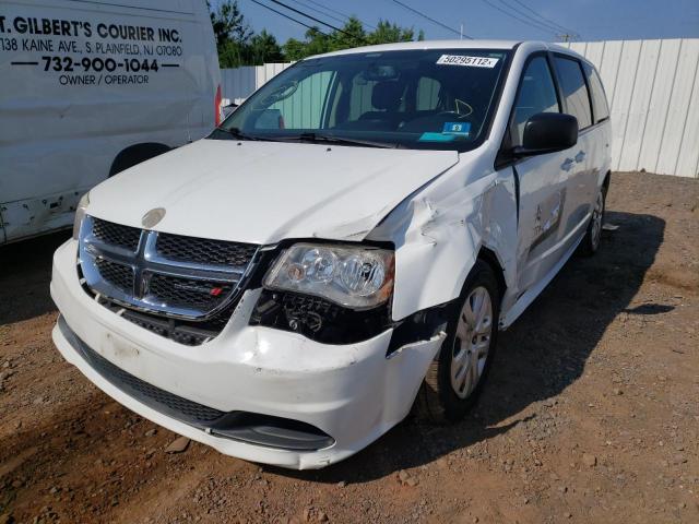 2C4RDGBG8ER203438 - 2014 DODGE GRAND CARA WHITE photo 2