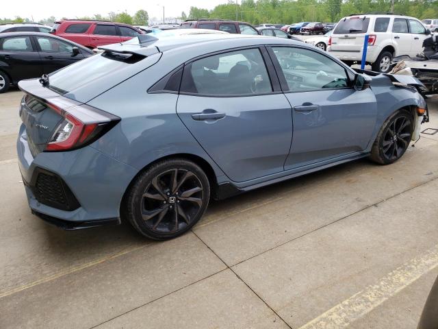 SHHFK7G40JU213327 - 2018 HONDA CIVIC SPORT 蓝色 照片 3