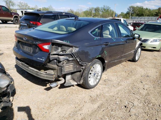 3FA6P0LU1FR159919 - 2015 FORD FUSION SE HYBRID CHARCOAL photo 3