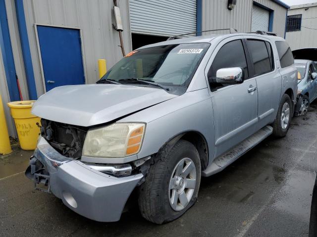 5N1AA08A84N702067 - 2004 NISSAN ARMADA SE SILVER photo 1