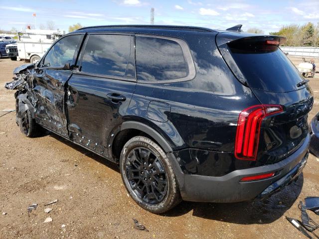 5XYP5DHCXMG185518 - 2021 KIA TELLURIDE SX BLACK photo 2