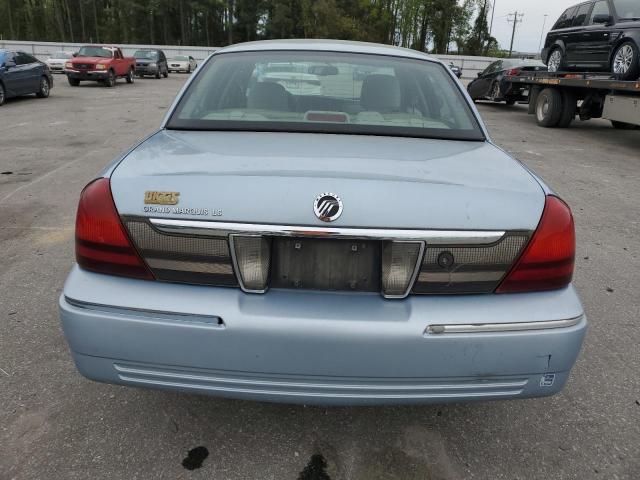 2MEBM7FVXAX630392 - 2010 MERCURY GRAND MARQ LS BLUE photo 6