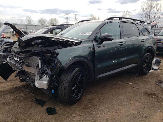 5XYRLDLC8NG131125 - 2022 KIA SORENTO S GREEN photo 1