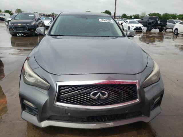 JN1AV7AP1FM790018 - 2015 INFINITI Q50 HYBRID PREMIUM GRAY photo 5