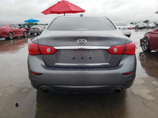 JN1AV7AP1FM790018 - 2015 INFINITI Q50 HYBRID PREMIUM GRAY photo 6