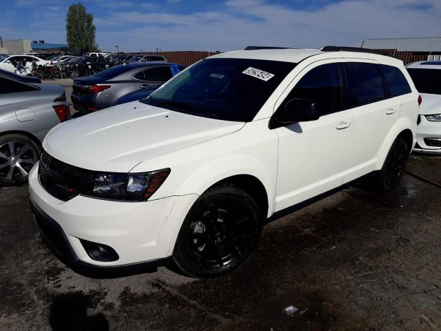 3C4PDCBGXJT158672 - 2018 DODGE JOURNEY SXT WHITE photo 1