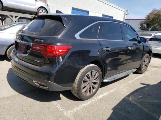 5FRYD4H47EB016726 - 2014 ACURA MDX TECHNOLOGY BLACK photo 3