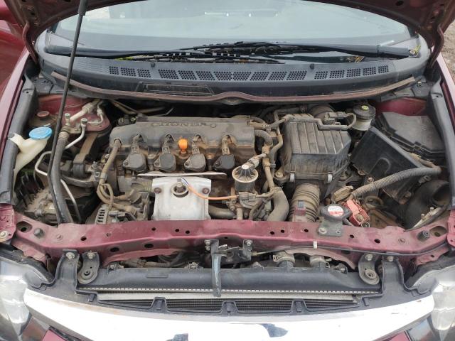 2HGFA16609H361294 - 2009 HONDA CIVIC LX-S برغندي صورة 11