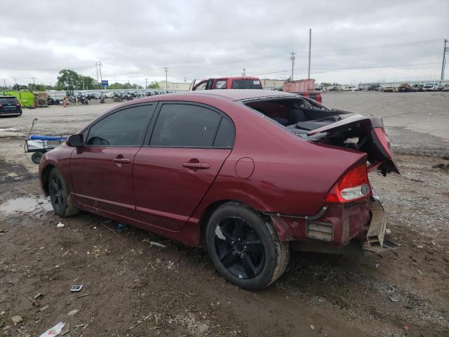 2HGFA16609H361294 - 2009 HONDA CIVIC LX-S برغندي صورة 2