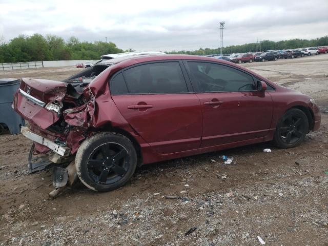 2HGFA16609H361294 - 2009 HONDA CIVIC LX-S برغندي صورة 3