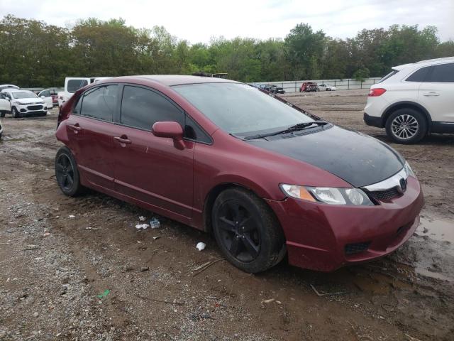 2HGFA16609H361294 - 2009 HONDA CIVIC LX-S برغندي صورة 4