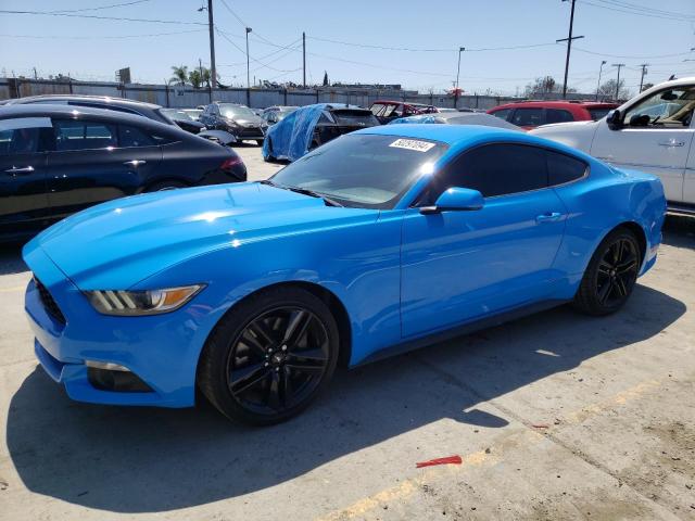 1FA6P8TH7H5291574 - 2017 FORD MUSTANG BLUE photo 1