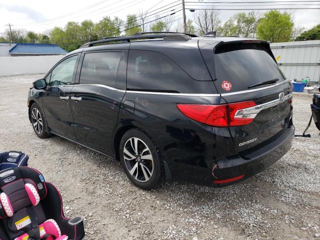 5FNRL6H98KB023342 - 2019 HONDA ODYSSEY ELITE Czarny zdjęcie 2