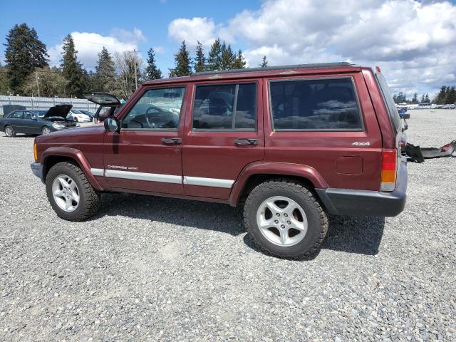 1J4FF48S41L567585 - 2001 JEEP CHEROKEE SPORT BURGUNDY photo 2