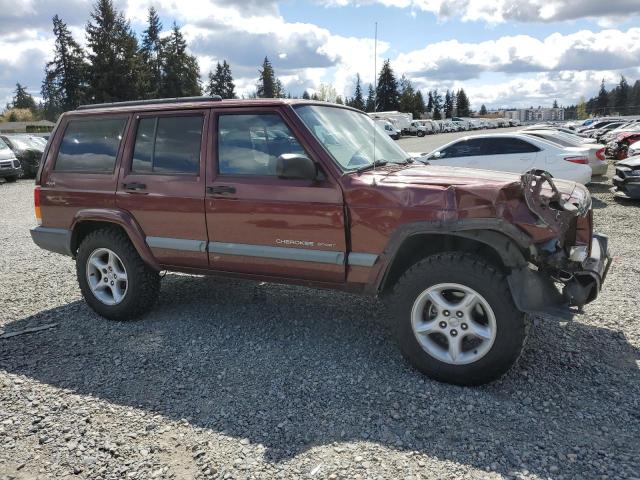 1J4FF48S41L567585 - 2001 JEEP CHEROKEE SPORT BURGUNDY photo 4