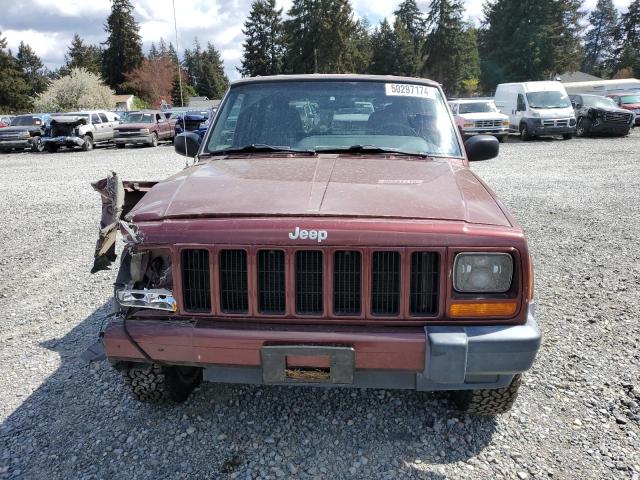 1J4FF48S41L567585 - 2001 JEEP CHEROKEE SPORT BURGUNDY photo 5