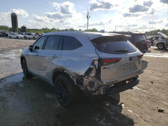 5TDKDRAH0PS005616 - 2023 TOYOTA HIGHLANDER L SILVER photo 2