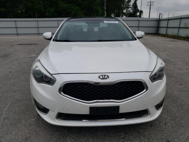 KNALN4D7XE5139914 - 2014 KIA CADENZA PREMIUM WHITE photo 5