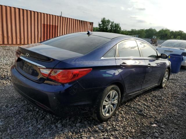 5NPEB4AC8CH406857 - 2012 HYUNDAI SONATA GLS BLUE photo 3