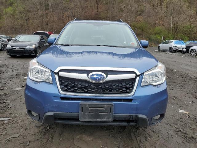 JF2SJARC8FH420108 - 2015 SUBARU FORESTER 2.5I LIMITED BLUE photo 5