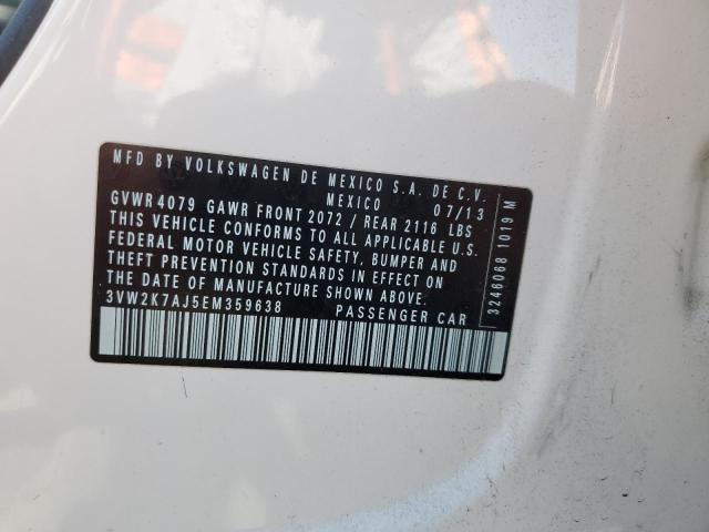 3VW2K7AJ5EM359638 - 2014 VOLKSWAGEN JETTA BASE Ağ foto 13