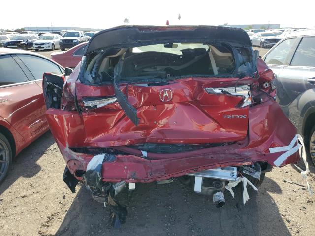 5J8TC1H76LL015652 - 2020 ACURA RDX ADVANCE RED photo 6