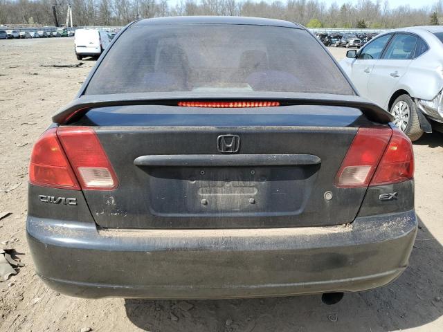 2HGES25751H604448 - 2001 HONDA CIVIC EX BLACK photo 6