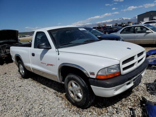 1B7FL26X8VS251653 - 1997 DODGE DAKOTA WHITE photo 4