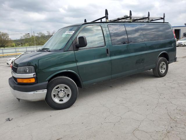 1GAZG1FG3E1189153 - 2014 CHEVROLET EXPRESS G3 LT GREEN photo 1