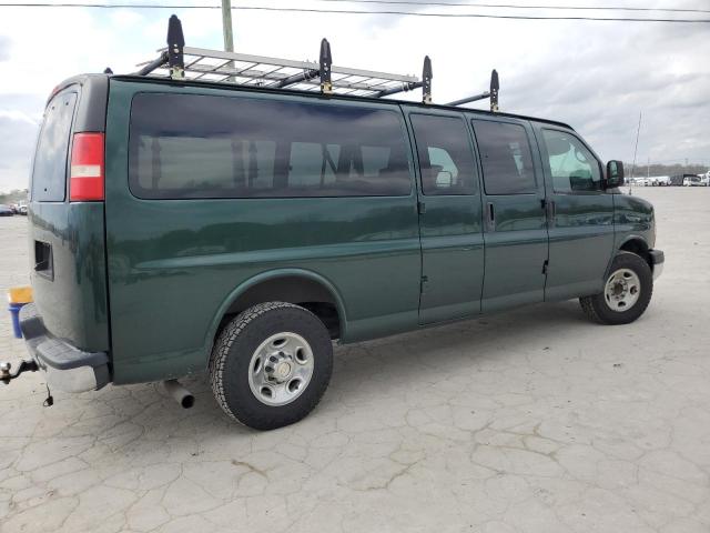 1GAZG1FG3E1189153 - 2014 CHEVROLET EXPRESS G3 LT GREEN photo 3