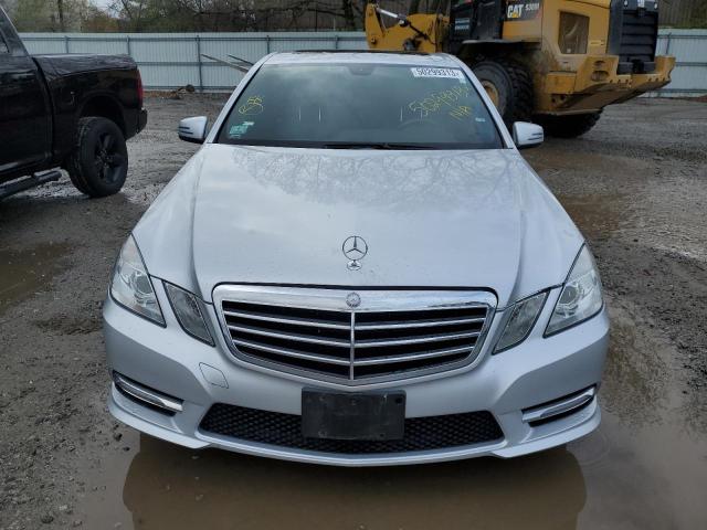 WDDHF8JB3DA694852 - 2013 MERCEDES-BENZ E 350 4MATIC SILVER photo 5