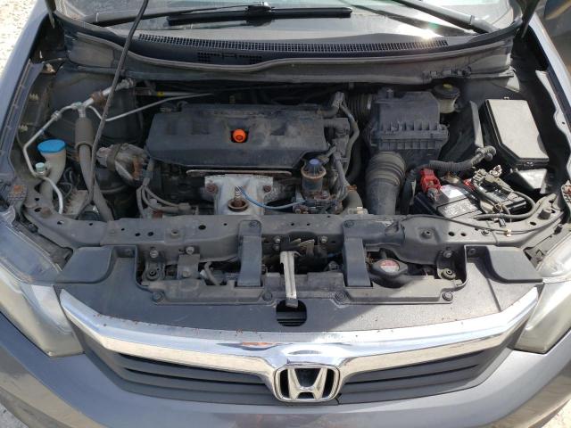 2HGFB2F59CH609818 - 2012 HONDA CIVIC LX GRAY photo 11