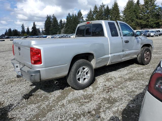 1D7HE42KX6S527640 - 2006 DODGE DAKOTA SLT SILVER photo 3