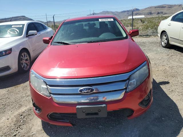 3FAHP0HA5CR402683 - 2012 FORD FUSION SE RED photo 5