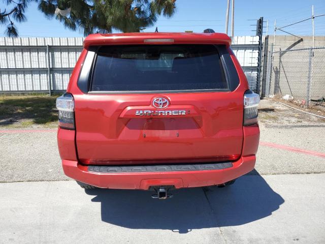 JTEMU5JR0N6029532 - 2022 TOYOTA 4RUNNER SR5/SR5 PREMIUM RED photo 6