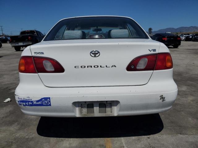 1NXBR12E0YZ332470 - 2000 TOYOTA COROLLA VE WHITE photo 6